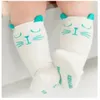 PrettyBaby Bebê Joelho Alto Orelhas de Gato 3D Meias Meninas Dos Desenhos Animados Meias Legging Joelheiras para Algodão Do Bebê Meias Longas Crianças Polainas