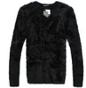 도매 - 2016 겨울 새로운 도착 남성 의류 남성 패션 슬림 V- 넥 풀오버 모헤어 스웨터 바닥 셔츠 남성 캐주얼 탑스 M L XL