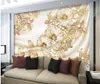 Jewelry Silk European Style TV Background Wall Paintings mural 3d wallpaper 3d wall papers for tv backdrop