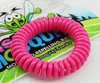 2017 New Mosquito Repellent Bransoletka Stretchable Elastyczna Cewnica Spirala Ręcznie Wrist Band Telefon Pierścionek Bransoletka Anti-Mosquito