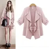 Höst Plus Storlek Jackor Kvinnor Fat Kvinna Coat Loose Tunn Cardigan Jacket Fashion Oversized Winter Jackets för Women Wholesale