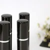 Dolum Şişesi Siyah Renk 5 ML 10 ML 15 ML Boş Şişeler Mini Taşınabilir Doldurulabilir Parfüm Atomizer Sprey Konteyner 5cc 10cc Kozmetik Şişeler Destek Logosu Özelleştirilmiş
