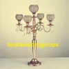 Новый styleWedding ваза для цветов металл Золотой цветок стенд стол центральные свадебные украшения best00109