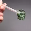 Kolorowy wielki Pyrex 5.5''Skull Glass Olej Burner Rura Hookahs Grube rury wodne do palenia