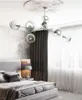 Nordic LED Glass Pendant Lamp Modo Chandelier Tree Branch Adjustable Ceiling Light