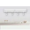 Smart LED Wardrobe Light Human Body Induction Sensor Closet Cabinet Lamp Hook UK