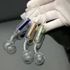 Fabbricazione di fumatori di tubi di vetro Friggitrice con filtro a strato di narghilè soffiato a mano