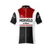 Morvelo Pro equipe masculina respirável ciclismo mangas curtas jersey estrada de corrida camisas de bicicleta de equitação tops ao ar livre esportes maillot s21042329