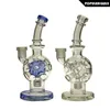 Narguilés SAML Dab Rig narguilés 8 pouces de hauteur boule de verre FAB Bong plates-formes pétrolières conduite d'eau claire taille de joint femelle 14.4mm PG5167