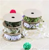 Dikiş Craft Dantel Trim Bezeme Keçe Keçe Beyaz Kar Tanesi Noel Süslemeleri Yeşil Yapraklar Şerit DIY Konfeksiyon Ev Dekorasyon Yaprakları