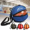 1 bolsa de pelota de forma redonda, mochila de baloncesto, fútbol, voleibol, correa de hombro ajustable, mochilas, bolsa de almacenamiento de pelota