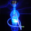 Neue Mode Bunte LED Leuchtende Tasse Bong 20 CM Wasserpfeifen Bubbler Wasserpfeife Rauchen Bongs Zubehör Kostenloser Versand