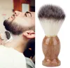 Blaireau blaireau cheveux hommes Salon de coiffure hommes visage barbe appareil de nettoyage outil de rasage brosse de rasoir manche en bois pour hommes