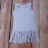 Boho Babe Bull Dress Fringe Girls Dresses Glitter Gold Wild One Tassels Dreess for Baby Girls White Fringe Dress Boutique Girls C5742899