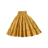 Kids Clothing Baby Girl Clothes Girls Skirts Candy Colors Skirts Fashion Girls Elastic High Waist Pleated Skirt Casual Kids Long Skirts 1-5T