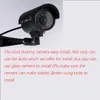 Wireless Home Security Câmera falsa simulada Video Vigilância Indoor / Outdoor Vigilância Dummy IR LED Câmera de Dome Falsa