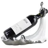 white silver modern creative Dancing girl ceramic red wine holders wine rack gradevin ornament home decor craft room decoration