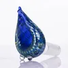 Nowy Design Blue Mini Bong Dymanie Rura z 14mm Bowl Water Beautiful Glass Staw Size Bongs