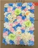 10 pçs / lote 60x40cm romântico artificial rosa hortênsia parede parede para festa de casamento e decoração de cenário muitas cores