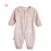 Baby Fashion Newborn Baby Girl Boys Long-Sleeve Bear Printed Spring Autumn Infant Jumpsuit Body Rompers Outfits Clothes