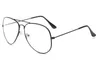Mode Pilot Lunettes de vue Cadre Lunettes de lunettes Femmes Hommes Vintage Marque Clear Lunettes Nerd Verres Alliage Cadre Unisexe Lunettes de haute qualité