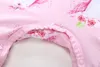 2018 new kids clothing manga longa rosa floral unicórnio romper sweet baby girls macacão infantil criança menina spring fall one-pieces outfits