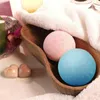 40g Natural Bubble Bath Bomb Ball Natural Soot Whiten Bubble Bubble Salt Ball Olej Olej Spa Prysznic Kulka Mix Kolory DHL za darmo