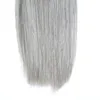 Micro Loop Ombre Zilver Grijs Hair Extensions 100G 1G / Stand Micro Hair Extensions Rechte Micro Link Menselijk Hair Extensions