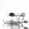9 inch waterapparaatvanger met downstam in duidelijke percasvangers Roken Accessoires Ashcatcher voor glazen Bong DAB Rigs Pijp