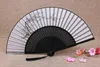 Vintage handgeschilderde Chinese fan inkt schilderij bamboe zijde vouwen hand ventilator decoratieve traditionele ambachtelijke mannen dames fans cadeau 8 inches