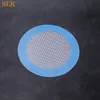 Tapis de cire en silicone de haute qualité pour pipe à fumer bong 6.10 pouces 7.87 pouces rond noir jaune vert bleu tampons tapis