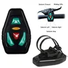 2018 New Wireless Remote Control Warning LED Light Indicatore di direzione Zaino Safety Bicycle Warning Guiding Bag