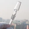 Mini Smoking Accessories Nector Collector Quartz Nail with 13mm Filter Tips Tester Tube Glass Water Pipes Dab Straw