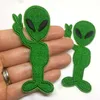 Cartoon Baumwolle Aliens Kleidung bestickt Eisen auf Patches für Kleidung DIY Streifen Motiv Applikationen parches279T