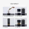 Tea water separation mug cup tea stainless steel boron silicon glass cup water bottle Business gifts cup with tea funnel heat insulation