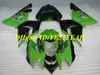 Kit carenatura moto personalizzata per KAWASAKI Ninja ZX10R 04 05 ZX 10R 2004 2005 ABS Set carenature nero verde freddo + Regali KM08