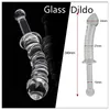 Long Pyrex Glass Dildo Sexleksaker Cristal Butt Anal Plug With Handle For Women Lesbiska Män