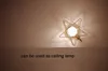 3D copper star wall sconce lamp modern brass wall light brass home light dinning room bedroom restaurant hotel bedside light