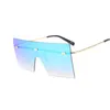 Gafas de sol de diseñador para mujer, gafas de sol con lentes coloridas, gafas de sol cuadradas coloridas, gafas de sol con gradiente para mujer, gafas de sol unisex