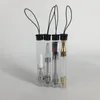 Ny design PP Tube Plastic Clear Packaging med lanyard för alla .5/1,0 ml förångare pennpatroner