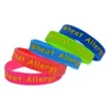 1PC Alert Wheat Allergy Silicone Wristband For Kids Great To Used In School Or Outdoor Activites