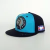 Baseball Sport Cap Flat Visor 3D Broderi Design Basket Beställnings- Hip-hop fotboll Tennis Custom Hat Small MOQ