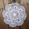 lot of 12 Nice Happy flower Crochet pattern round doilies ~ Diameter 5"-6"-7"-8" 100% handmade table mats coasters, lace doilies cotton