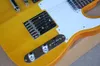 Vente directe d'usine 12 + 6 cordes guitare électrique jaune à double manche avec touche en palissandre, micros Humbucker, matériels chromés