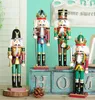 30cm Notenkraker Puppet Soldaten Home Decoraties voor Kerstmis Creatieve ornamenten en fantastisch en Parrty Kerstcadeau