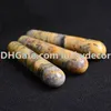 5 Unids Ocean Jasper Ágata Masaje Varita Stick Espiritual Reiki Curación Energía Cristal Generador Natural Ocean Jasper Mineral Espécimen 110mm Largo