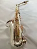 Haute qualité Suzuki Alto Saxophone Japonais SZKA-X818GS instrument de musique argent plaqué or clé saxophone Alto Promotionnel