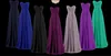 Women's Sweetheart Chiffon Country Bridesmaid Dresses Long under 50 Maid of Honor Backless Beach Custom Made Plus Size Lace-up Bac 230i