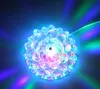 Lotus Effect Light Auto Roterende 11W LED RGB Crystal Stage Licht 51pcs Bead Lamp voor huizendecoratie DJ Disco Bar Cadeau