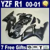 ヤマハR1 2000 2001ブラックフェアリゾーンYZF R1 00 01 RF35のための熱い販売フェアリングキット